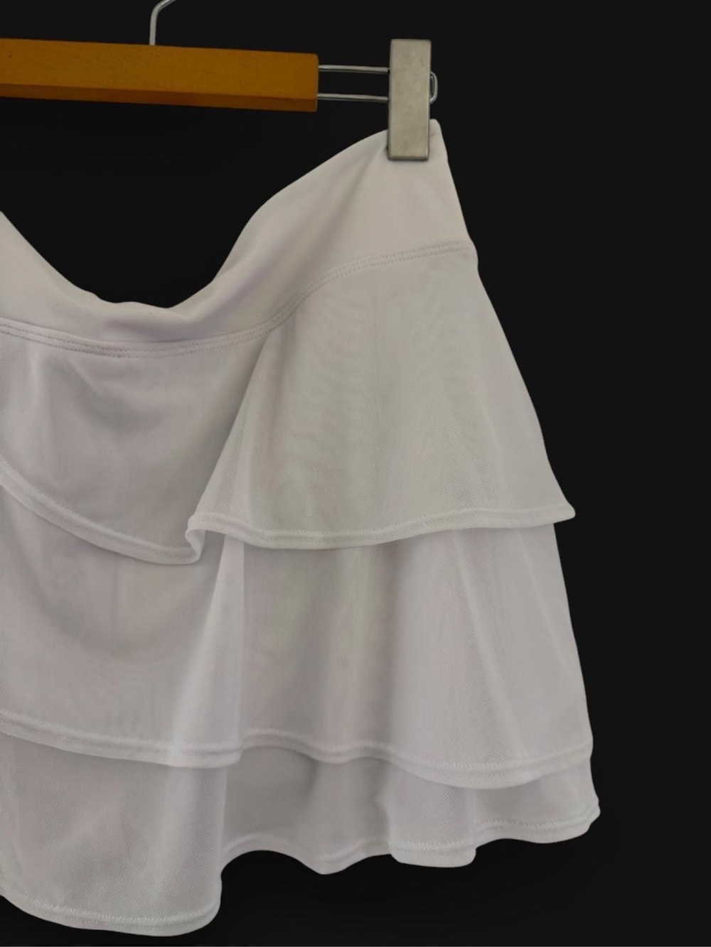 Tiered White Ruffle Mini Skort 🤍 - Picture 3 of 5